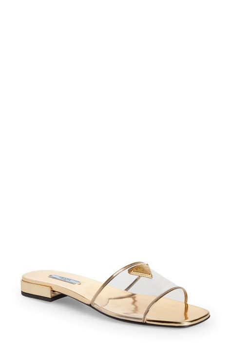 prada sandals heels|Prada transparent sandals.